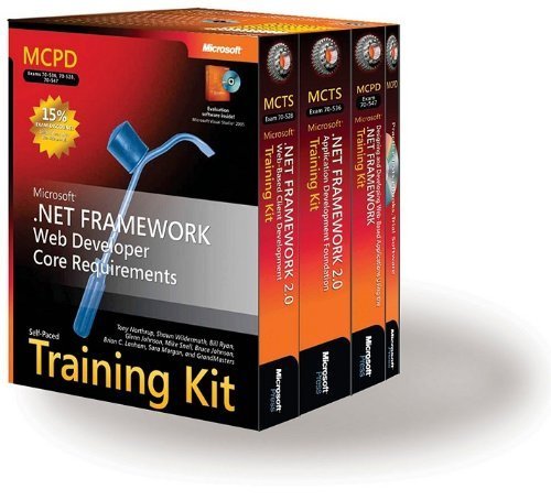 MCPD Self-Paced Training Kit (Exams 70-536, 70-528, 70-547): Microsoft® .NET Framework Web Developer Core Requirements: Microsoft .Net Framework Web ... Requirements (Microsoft Press Training Kit) 1st edition by Northrup, Tony, Wildermuth, Shawn, Johnson,