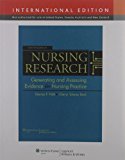 Nursing Research: Generating and Assessing Evidence for Nursing Practice. Denise F. Polit, Cheryl Tatano Beck 9th revised internat Edition by Polit, Denise F. (2011) Paperback