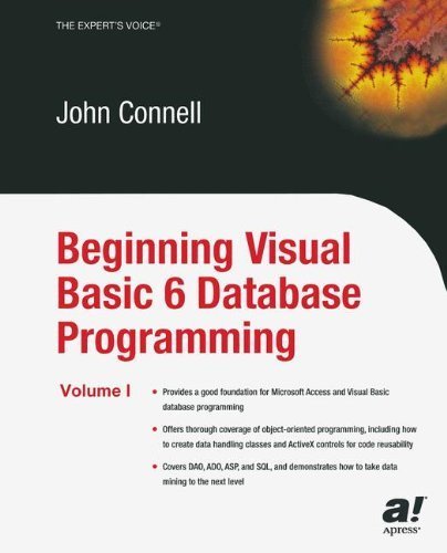 Beginning Visual Basic 6 Database Programming 5th edition by Connell, John (2003) Paperback
