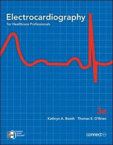 Book Cover Electrocardiography for Health Care Professionals 3rd Edition by Booth, Kathryn A., O'Brien, Thomas (2011) Paperback