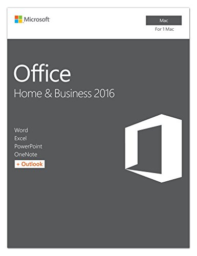 Book Cover Microsoft Office Home and Business 2016 for Mac Mac Key Card