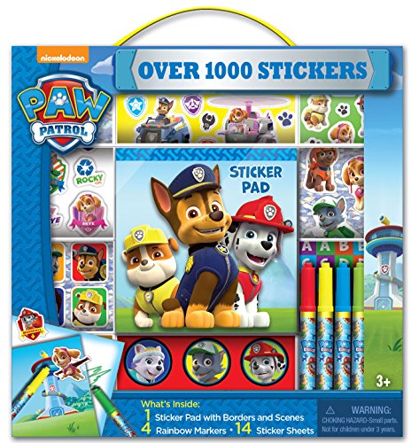 Book Cover Bendon Paw Patrol Sticker Box with Pad & Markers