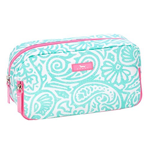 SCOUT 3-WAY BAG Makeup Pouch, Water- Resistant Toiletry and Makeup Bag for Women, 3 Separate Zipper Compartments (Multiple Patterns Available)