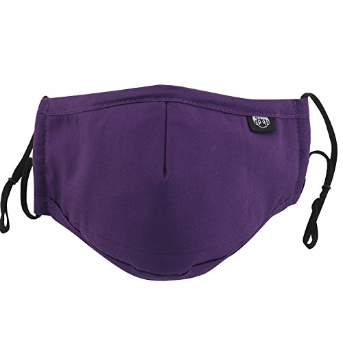 GUOER Dust Cover Face Covering Can Be Washed Reusable One Size Multiple Colors(Purple)