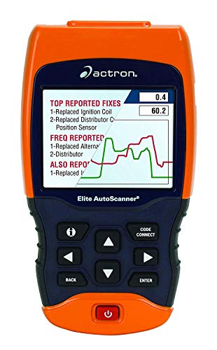 Book Cover Actron CP9690 Elite AutoScanner Kit Enhanced OBD I and OBD II Scan Tool for all 1996 and newer and select 1984-95 vehicles, CHROME