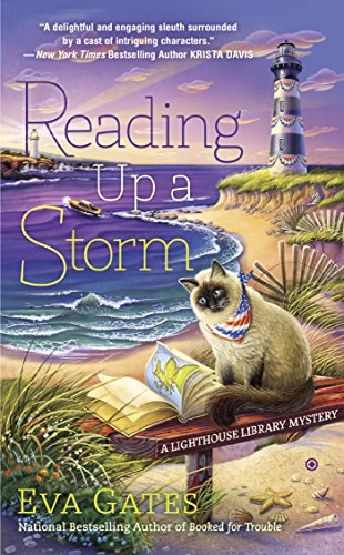 Book Cover Reading Up a Storm (A Lighthouse Library Mystery Book 3)