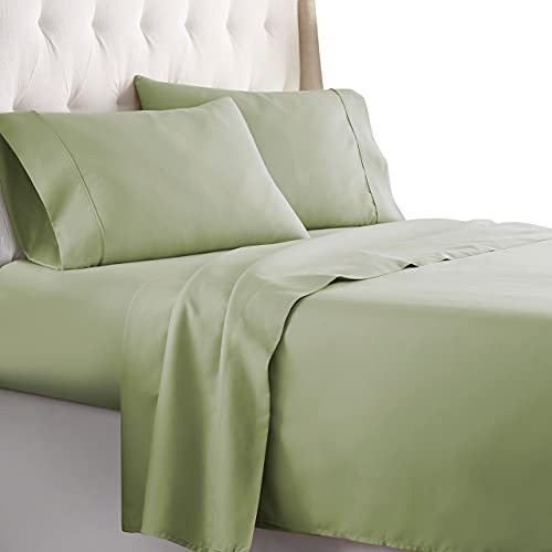 Book Cover HC Collection Twin Bed Sheets Set - Hotel Luxury, Lightweight, Soft Cooling Bedding & Pillowcase Set w/ 16