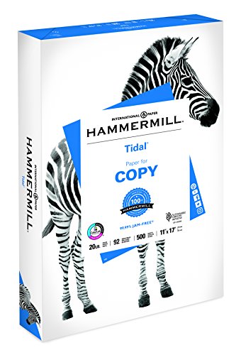 Book Cover Hammermill Tidal MP Copy/Laser/Inkjet Paper, 92 Brightness, 20lb, 11 x 17, 500 Sheets