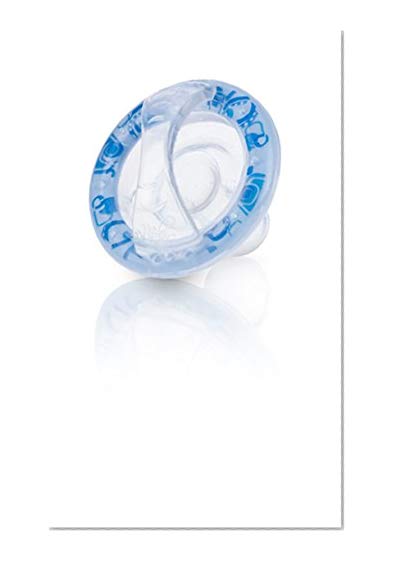 Nûby Natural Flex Sucette en Silicone Forme Cerise Bleu 6-18 Mois
