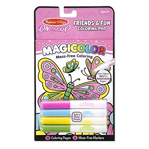 Book Cover Melissa & Doug On the Go Magicolor Coloring Pad - Friends and Fun
