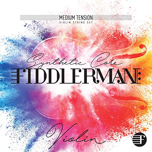 Fiddlerman Violin String Set, Synthetic Core w/ Ball-End for both 4/4 and 3/4 size