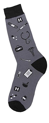 Foot Traffic, Men's Special Interest Socks, Medical (Shoe Sizes 7-12)