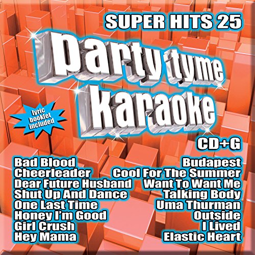 Book Cover Party Tyme Karaoke - Super Hits 25 [16-song CD+G]