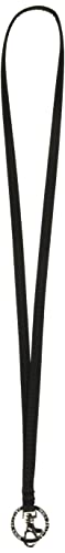 Gorgeous Vera Bradley Vera Vera Lanyard Necklace Strap in Classic Black, 18 1/2" x 1/2"
