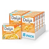 Daiya Dairy Free Gluten Free Cheddar Deluxe Mac & Cheese, Vegan Plant Based Rice Pasta, 10.6 oz (Pack of 8)