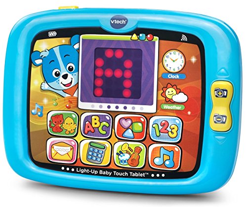 Book Cover VTech Light-Up Baby Touch Tablet Amazon Exclusive, Blue