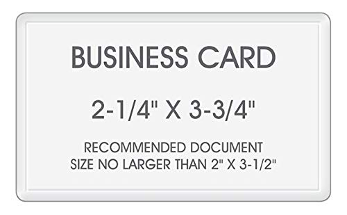 Book Cover Best Laminating - 5 Mil Business Card Therm. Laminating Pouches - 2-1/4 x 3-3/4 (100 Pouches)