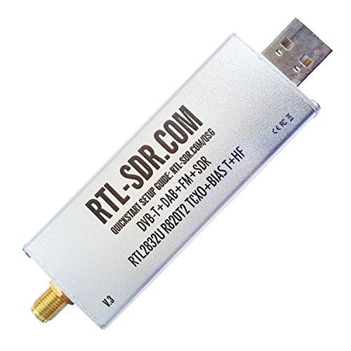 Book Cover RTL-SDR Blog R820T2 RTL2832U 1PPM TCXO SMA Software Defined Radio (Dongle Only)