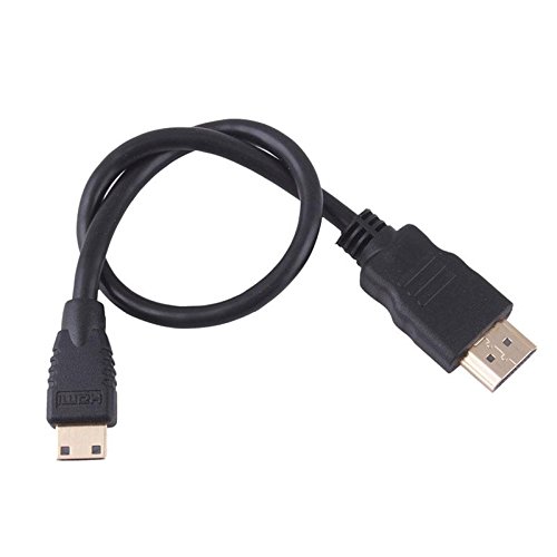 Book Cover Eachbid 1FT High Speed Data Transmission HDMI to Mini HDMI Cable for HDTV Camcorder
