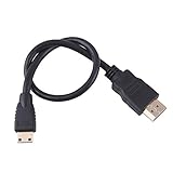 AUCHOIS Eachbid 1FT High Speed Data Transmission HDMI to Mini HDMI Cable Male to Male for HDTV Camcorder Laptop