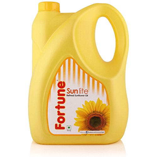 Fortune Sunlite Refined Sunflower Oil, 5L Can