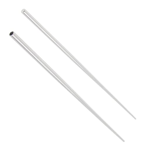 Book Cover NewkeepsR 2PCS-16G(1.2mm) 316L Steel Calor Style Taper Insertion Pin for Ear/Nose/Navel/Nipple/Lip/Eyebrow Stretcher, Body Piercing Stretching Kit Assistant Tool