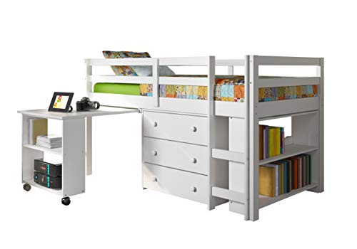 Book Cover Donco Kids Low Study Loft Bed