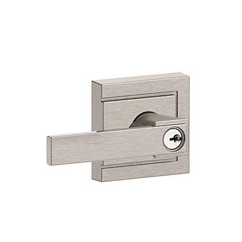 Schlage F51A NBK 619 ULD Northbrook Door Lever, Satin Nickel