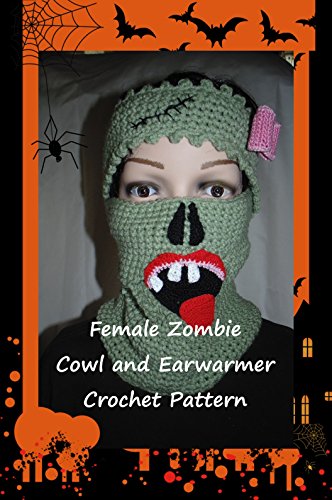 Female Zombie Cowl and Earwarmer Crochet Pattern