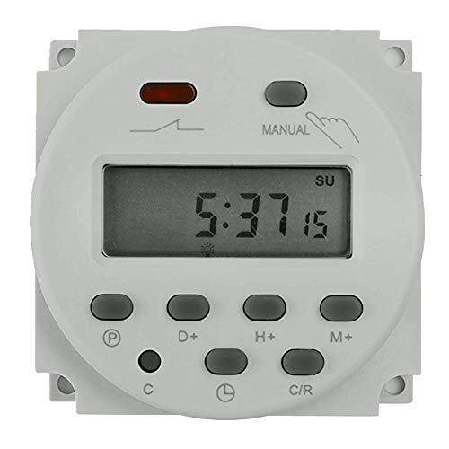 FAVOLCANO CN101 DC 12V 16A Digital LCD Power Programmable Timer Time Switch Relay