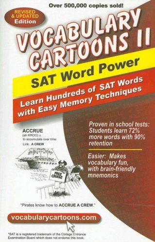 Vocabulary Cartoons II, SAT Word Power: Learn Hundreds of SAT Words with Easy Memory Techniques by Sam Burchers (21-Jun-2007) Paperback