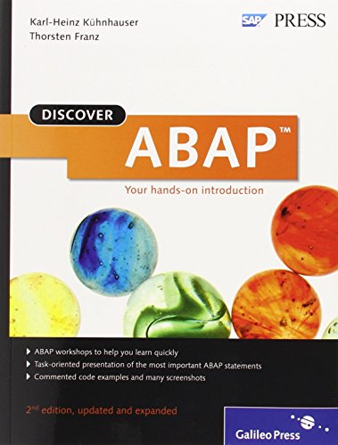 Discover ABAP 2nd Edition (Discover Sap Press) by Thorsten Franz (12-Dec-2011) Paperback