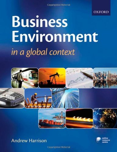 Business Environment in a Global Context by Andrew Harrison (17-Dec-2009) Paperback