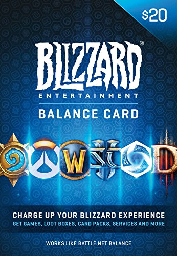 Book Cover $20 Battle.net Store Gift Card Balance - Blizzard Entertainment [Online Game Code]