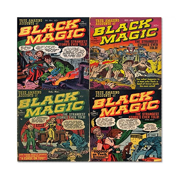 True accounts of Black Magic.  Issues 1, 2, 3 and 4. The Strangest stories ever told.  Digital Sky Comic Compilations Paranormal, Horror and Mystery
