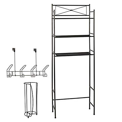 LDR Bathroom Storage Space Saver Set 3 Piece Bronze Finish by LDR Industries