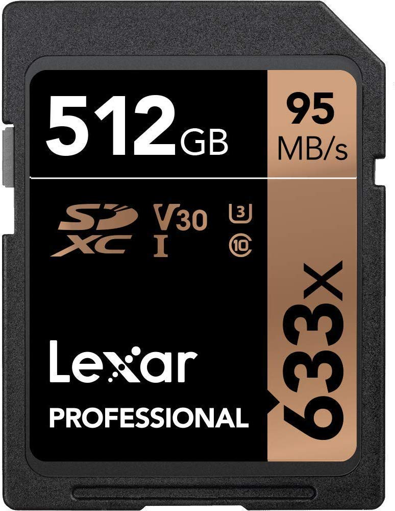 Lexar Professional 633x 512GB SDXC UHS-I Card