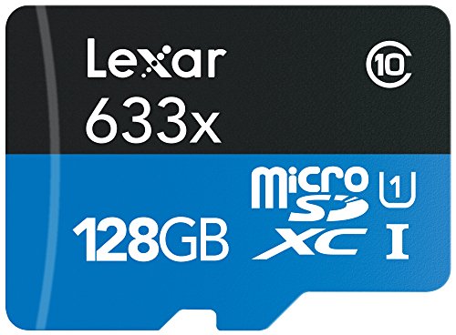 Book Cover Lexar High-Performance 633x 128GB microSDXC UHS-I Card