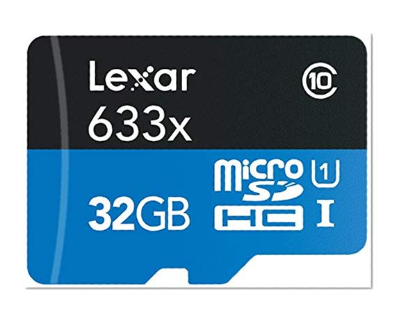 Lexar - LSDMI32GBBEU633A - High-Performance microSDHC 633x 32Go UHS-I Cartes avec un Adaptateur SD