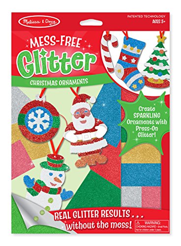 Melissa & Doug Mess-Free Glitter â€“ Christmas Ornaments