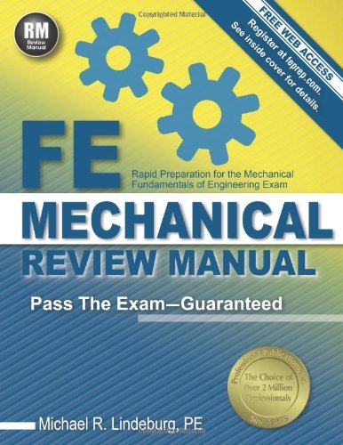 FE Mechanical Review Manual by Lindeburg PE Michael R. (2014-05-01) Paperback