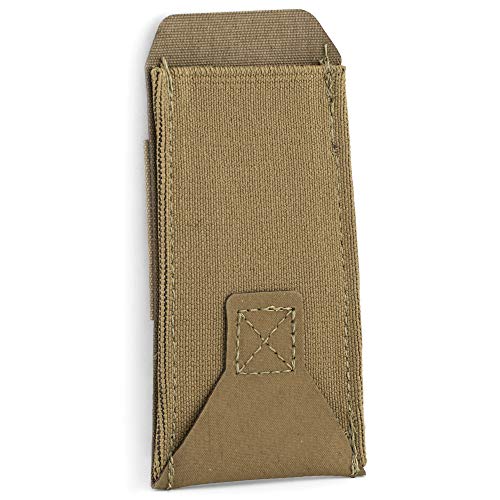 Blue Force Gear Single Magazine Pouch - Magazine Storage, Magazine Holder Pouch, Utility Pouch with Adjustable Belt Loop for Rapid Access - Coyote Brown