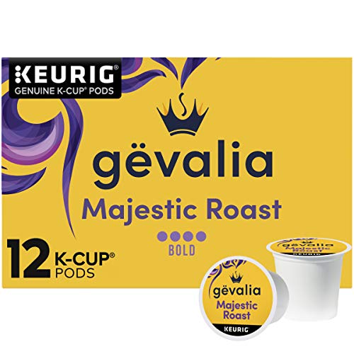 Gevalia Majestic Roast Bold Dark Roast Kâ€Cup Coffee Pods (12 ct Box)