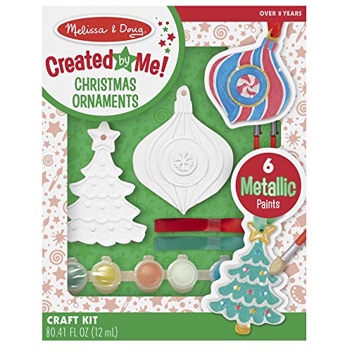 Book Cover Melissa & Doug Decorate-Your-Own Christmas Ornaments - 2-Pack
