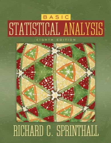 Basic Statistical Analysis Value Package (includes SPSS 15.0 CD) by Sprinthall Richard C. (2007-07-06) Hardcover
