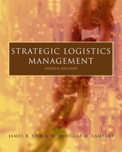 Strategic Logistics Management by Stock James Lambert Douglas (2000-12-28) Hardcover