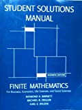 Finite mathematics for business, economics, life sciences, and social sciences by Raymond A. Barnett Michael R. Ziegler Karl E. Byleen (2008-01-01) Paperback