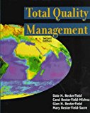 Total Quality Management (2nd Edition) by Besterfield Dale H. Besterfield Glen Besterfield-Michna Carol (1998-11-13) Hardcover