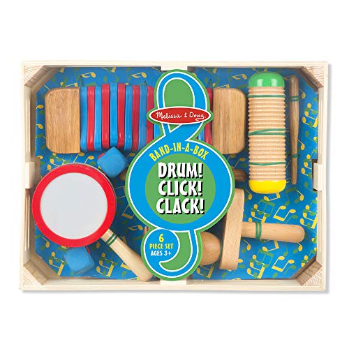 Melissa & Doug Band-in-a-Box Drum! Click! Clack!
