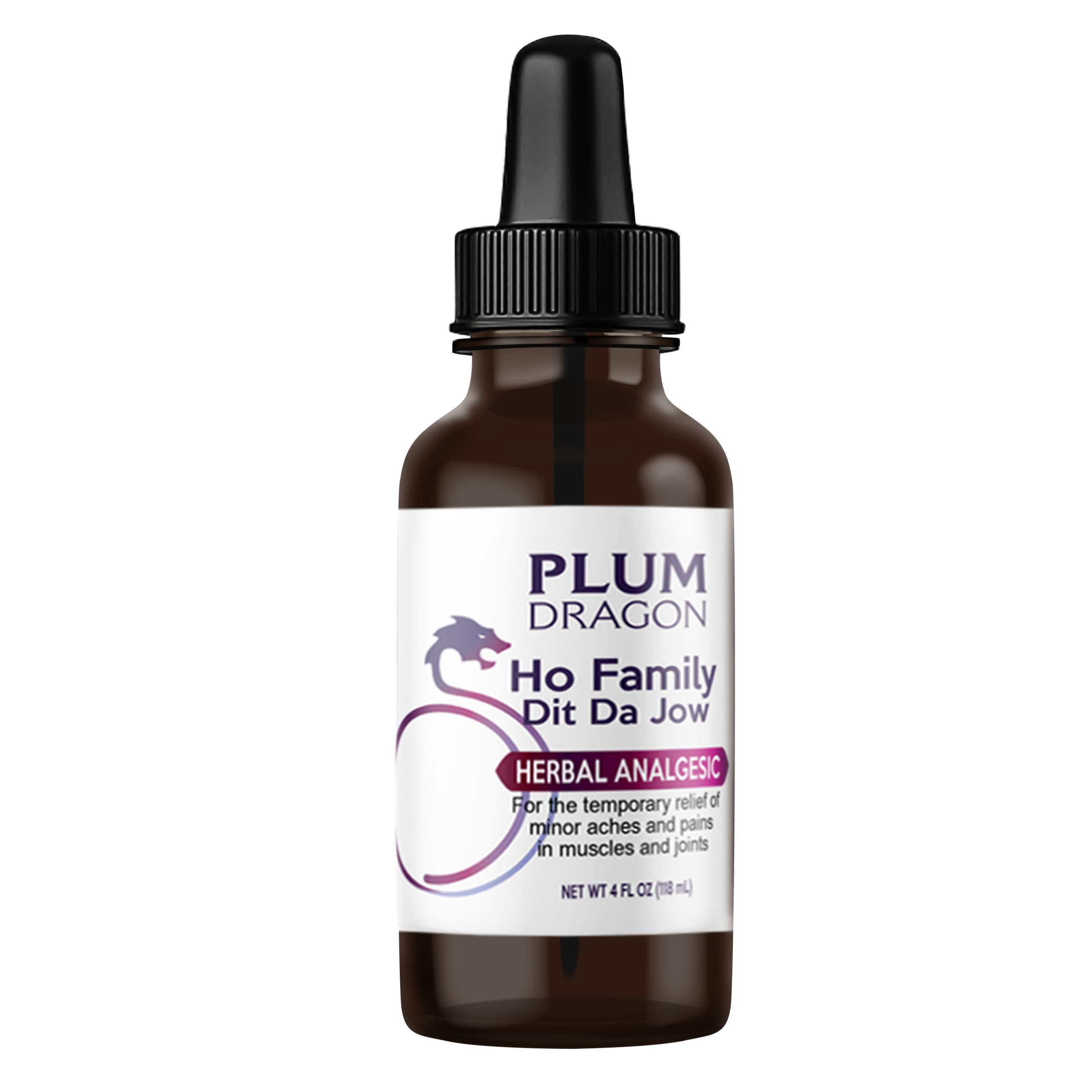 Book Cover Plum Dragon Ho Family Dit Da Jow |Topical Analgesic| Traditional Chinese Dit Da Jow - 4 Oz